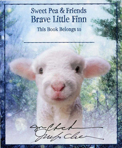 Brave Little Finn Bookplate #2  Signed & Personalized