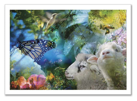 Storybook Art Card ~"The Birds and the Bees"